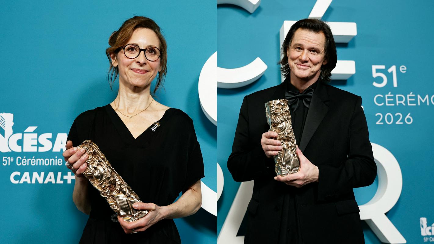 Zmagovalka francoskih oskarjev je drama L'Attachement, Jim Carrey prejel častnega cezarja