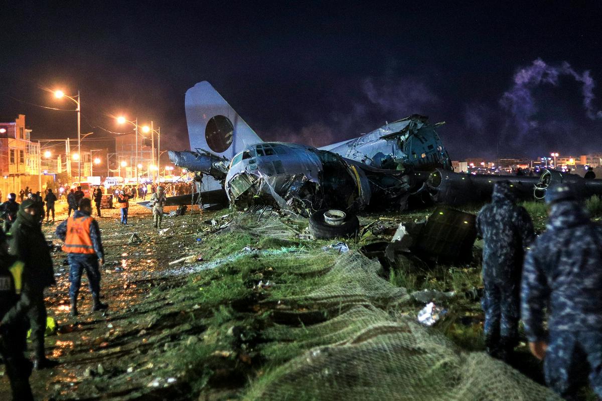 V strmoglavljenju bolivijskega letala polnega denarja 20 mrtvih