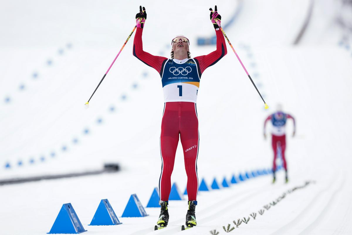 Klaebo po hudem boju ugnal Heggena