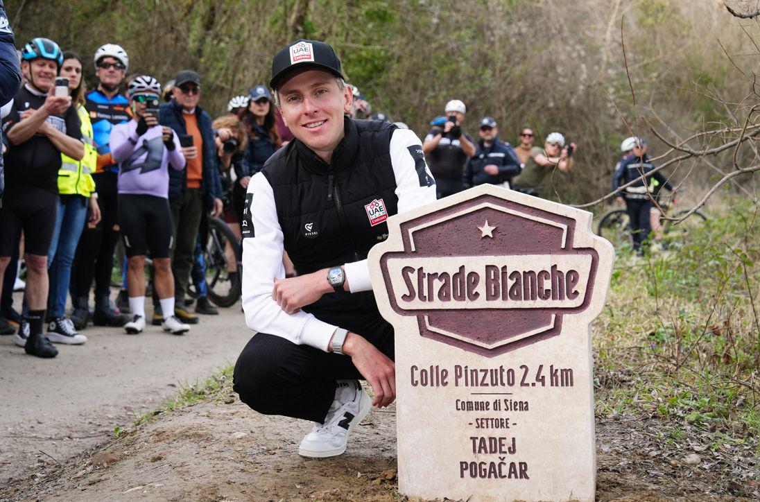 Spomenik za Pogačarja, ki ga na belih cesta čaka 