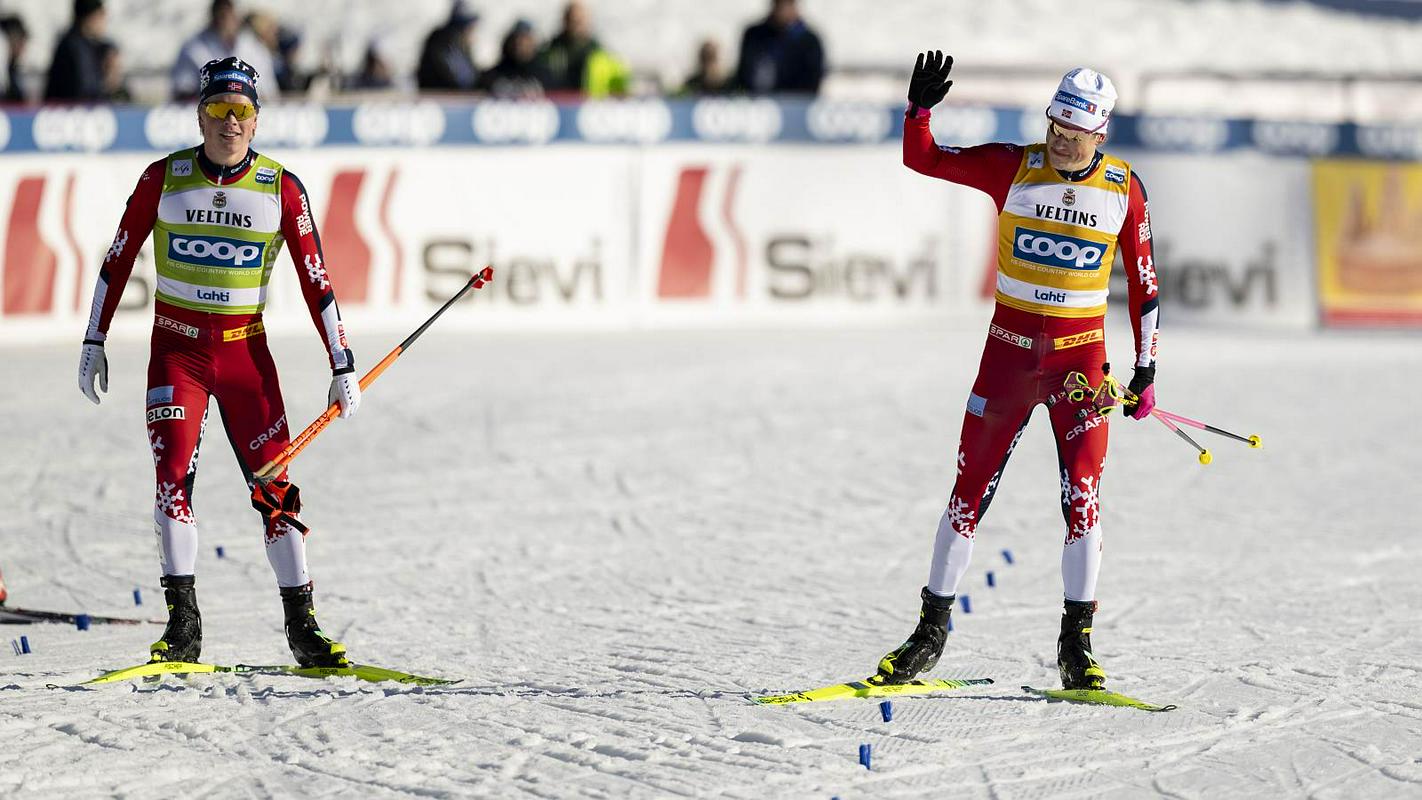 Klaebo in Sundling najboljša v Lahtiju