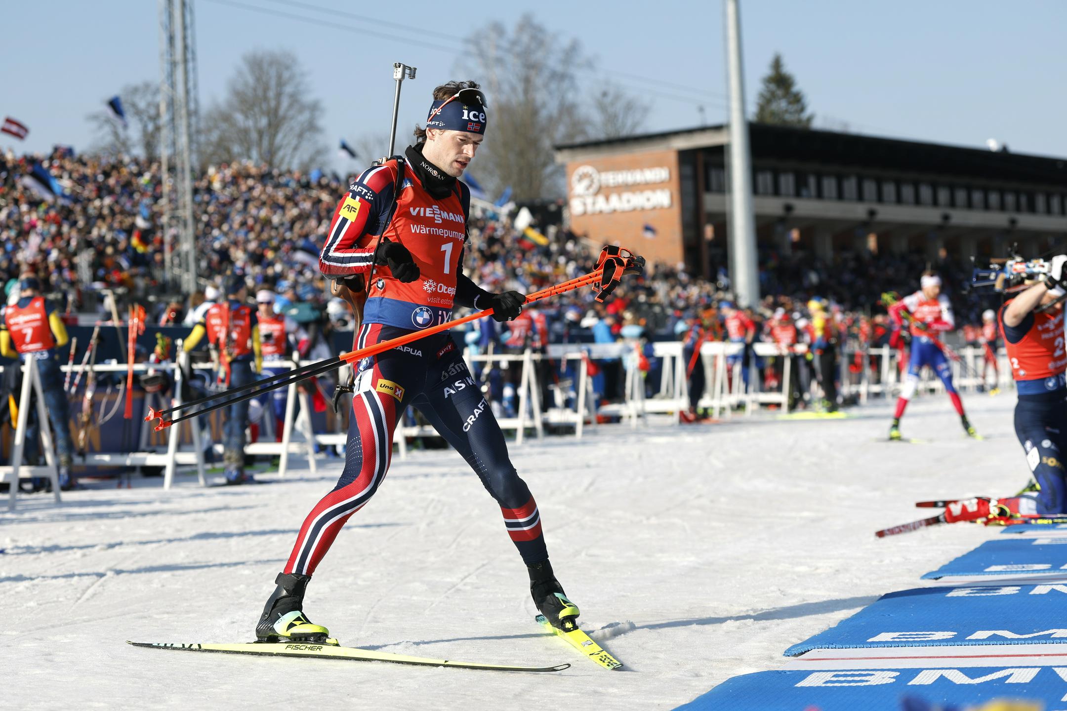 Veter krojil dogajanje na strelišču, Laegreid spet na vrhu