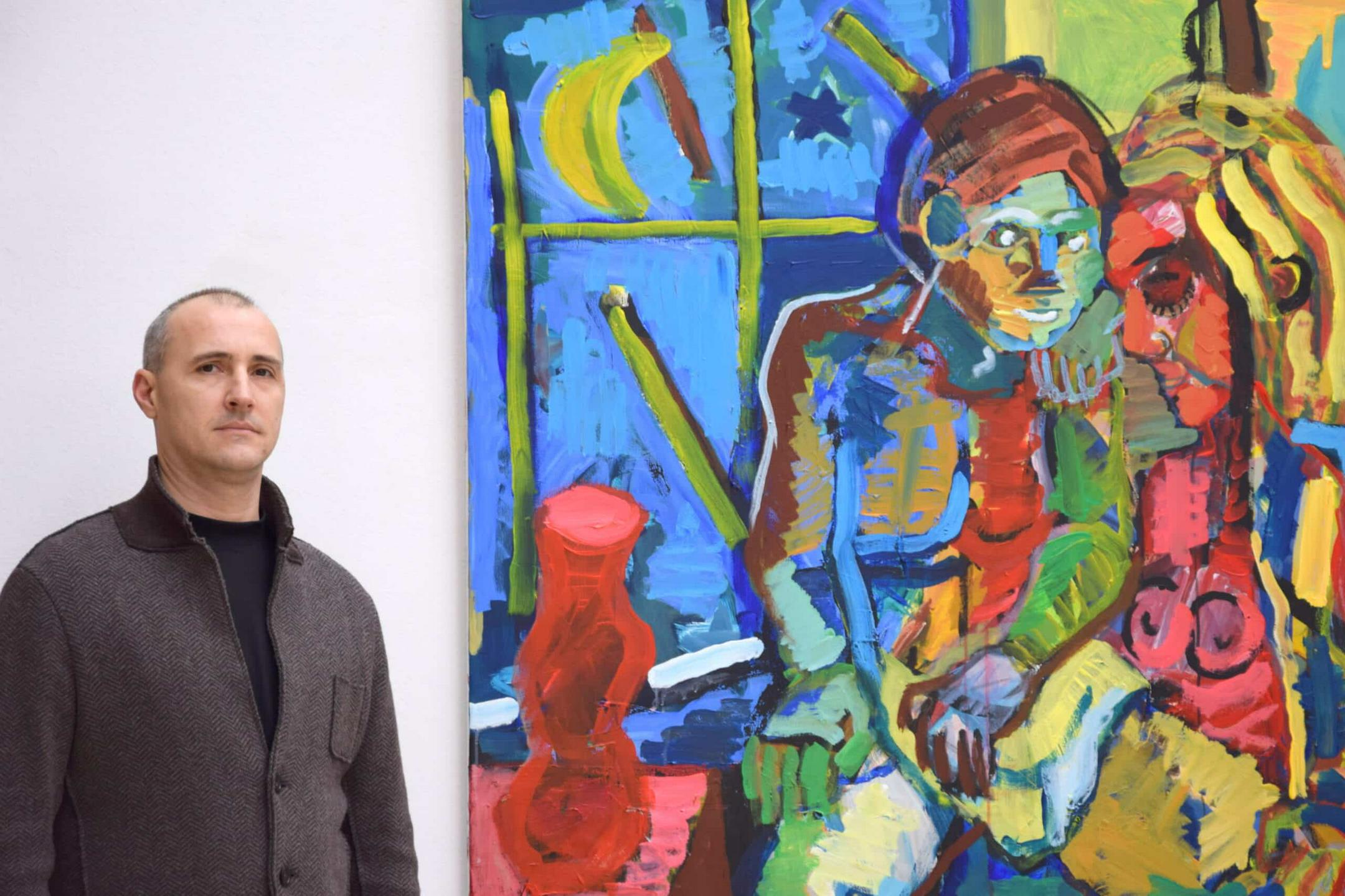 Samostojni razstavi umetniških samodržcev Boruta Popenka in Aleksandra Vukana v Murski Soboti