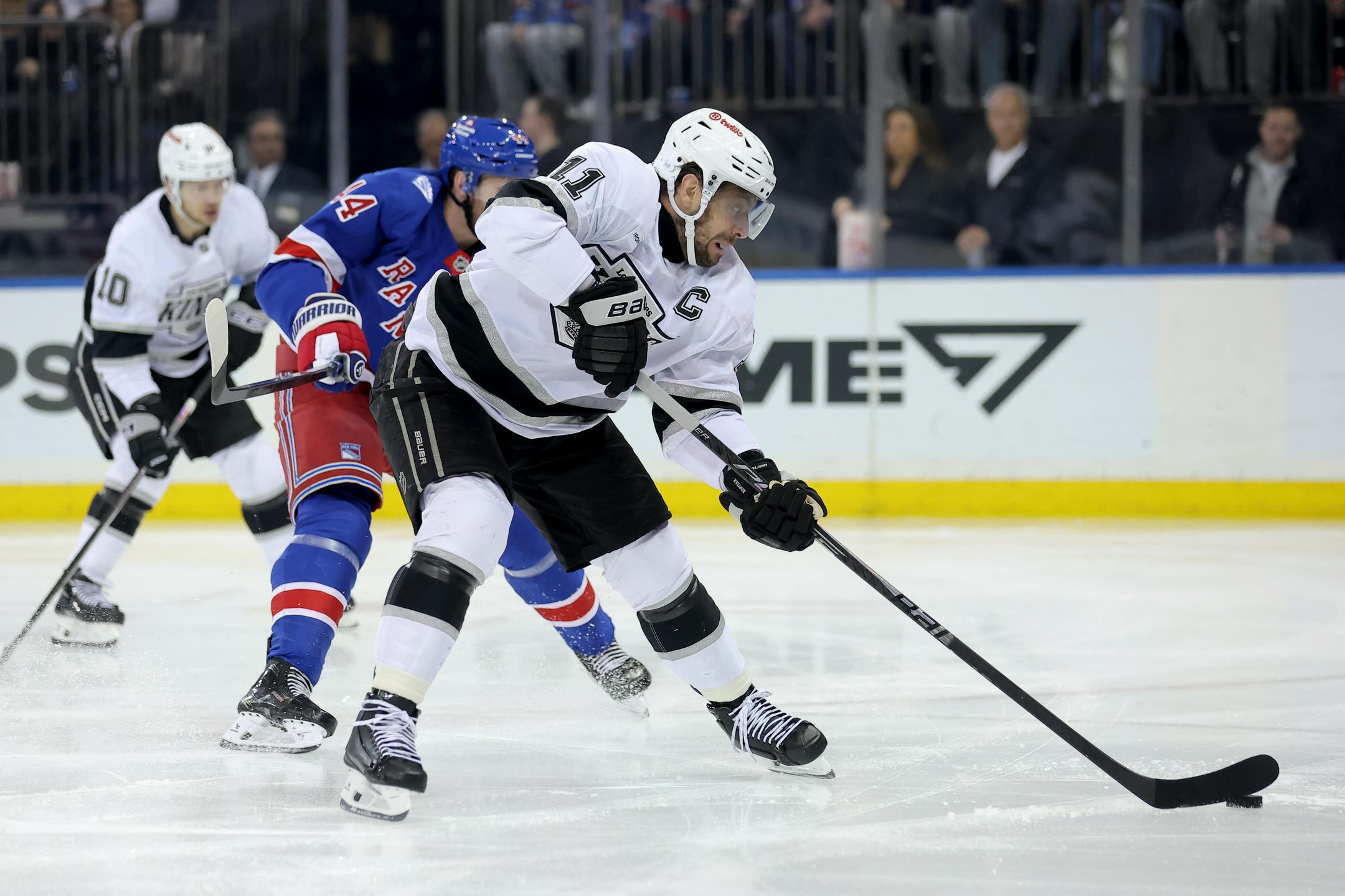 Kopitar se je s podajo in zmago poslovil od Madison Square Gardna