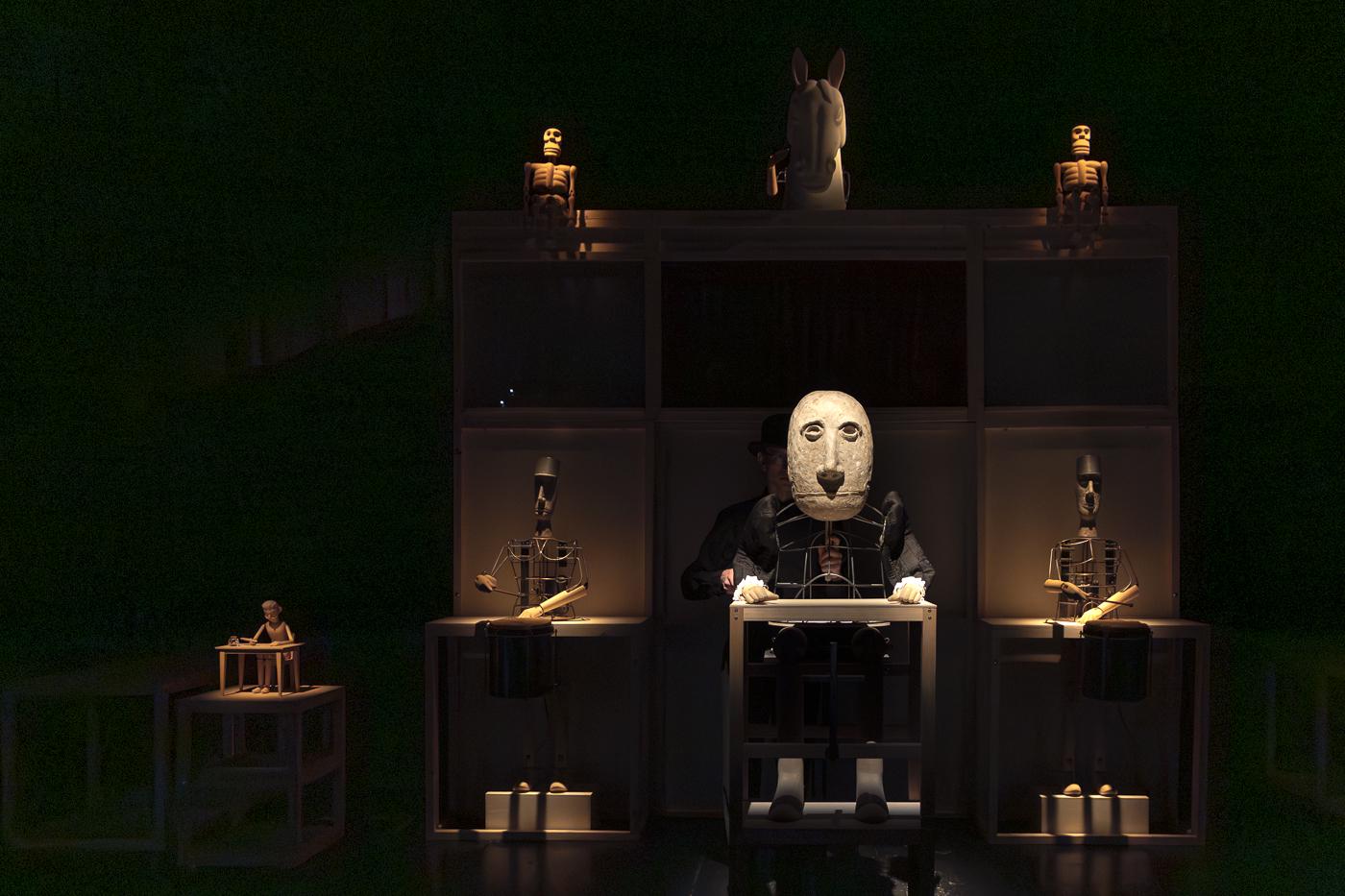 Z MMC-jem na Omerzujevo predstavo Cankar, vizualno razplasten lutkovni portret književnika