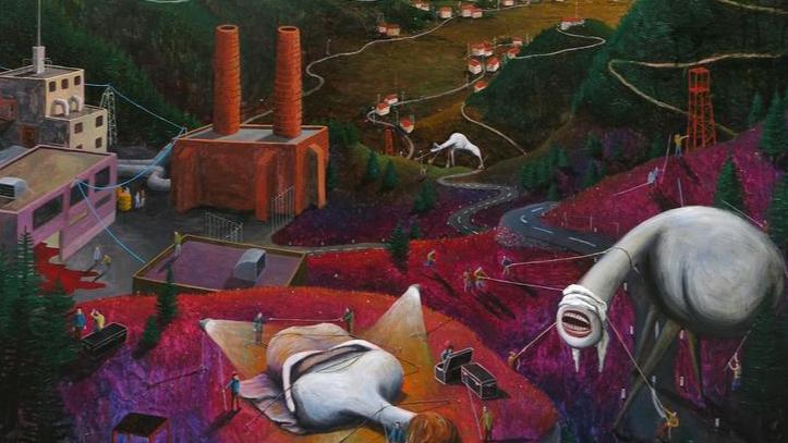 Parabola zla ali poglobitev v možnosti, ki jih ponuja mračno okolje zamegljene atmosfere