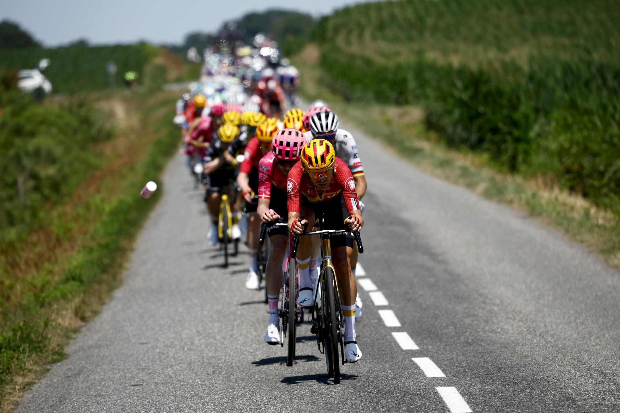 Magnus Cort Nielsen najmočnejši v sprintu druge etape, Govekar 13.