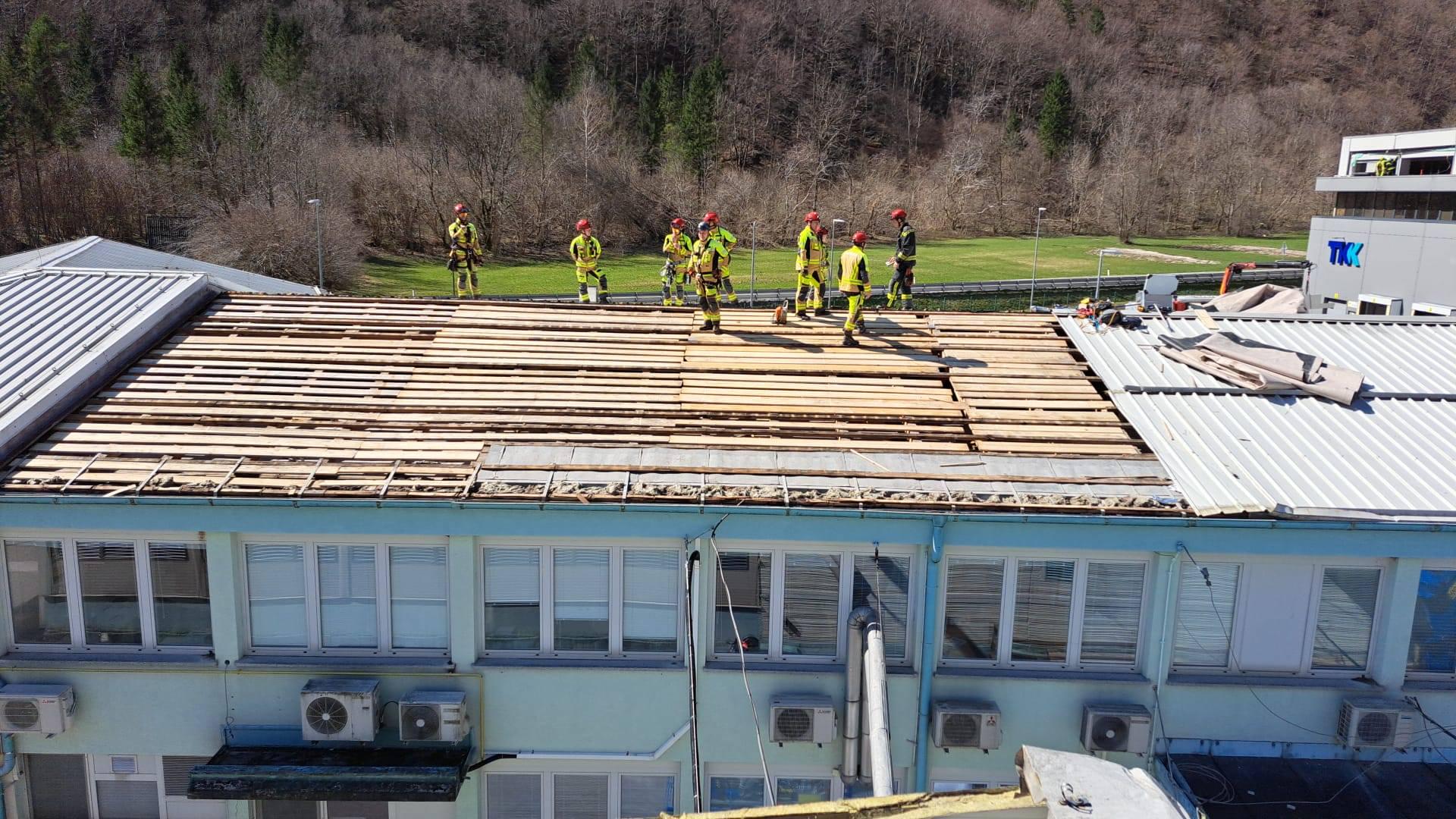 Na TKK Srpenica začasno sanirajo objekte