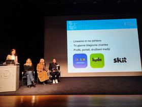 Predstavitev RTV Živ žav, RTV Čist hudo, Skit in Dostopno. Foto: Tanja Mojzer