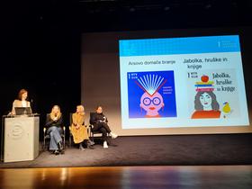 Predstavitev RTV Živ žav, RTV Čist hudo, Skit in Dostopno. Foto: Tanja Mojzer