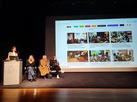 Predstavitev RTV Živ žav, RTV Čist hudo, Skit in Dostopno. Foto: Tanja Mojzer