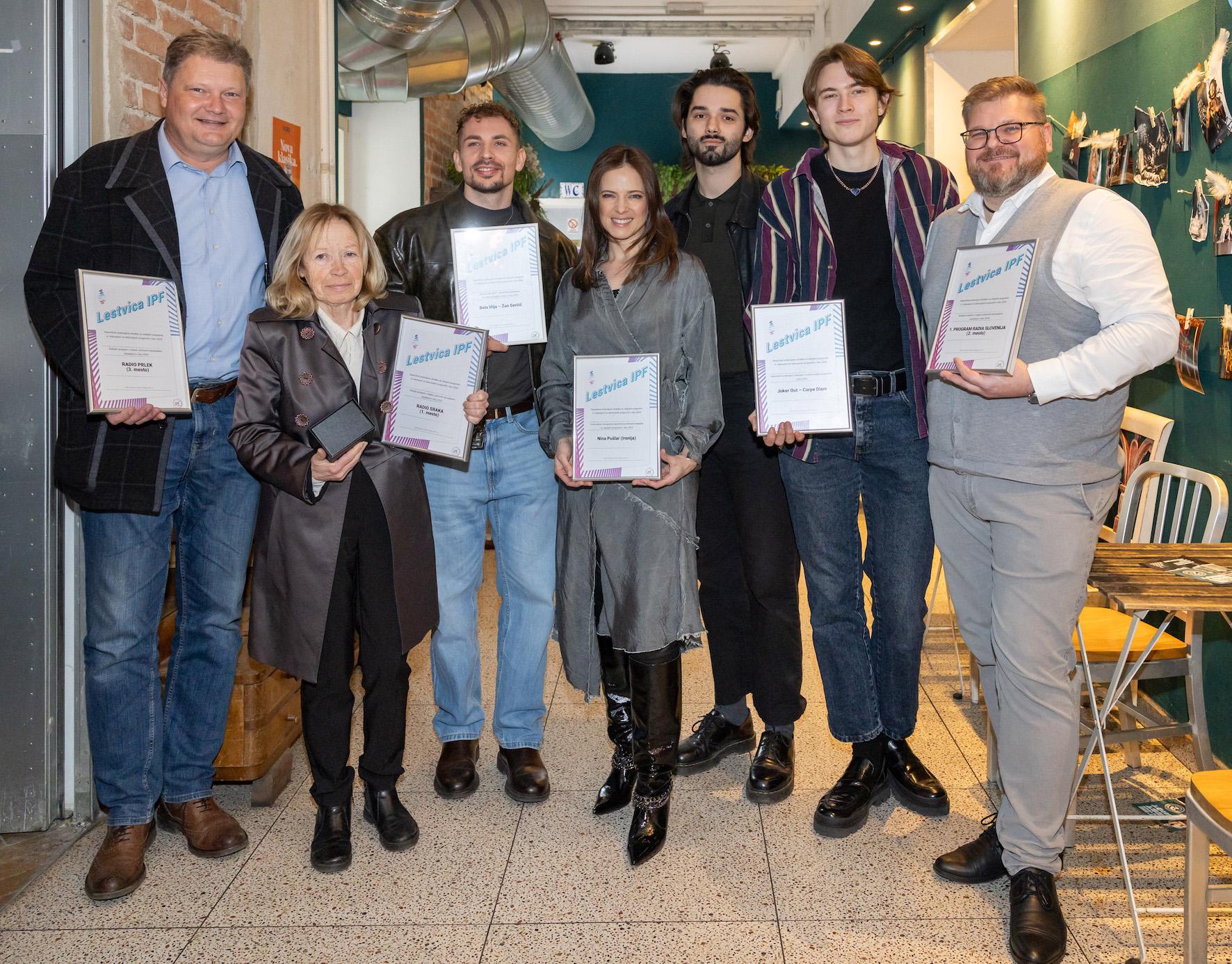 Razglasitev Lestvice IPF – katere skladbe so bile največkrat predvajane?