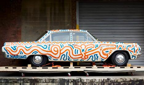 Keith Haring na ulici: Avtomobila, ki ju je v celoti poslikal vplivni ameriški umetnik