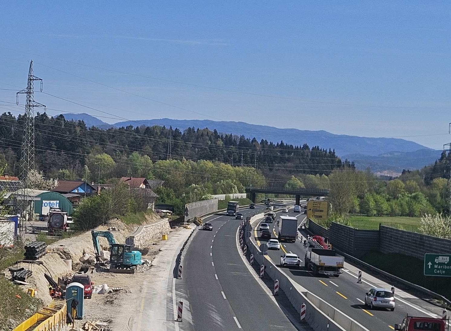 Začenja se osrednji del širitve štajerske avtoceste v šestpasovnico med Domžalami in Ljubljano