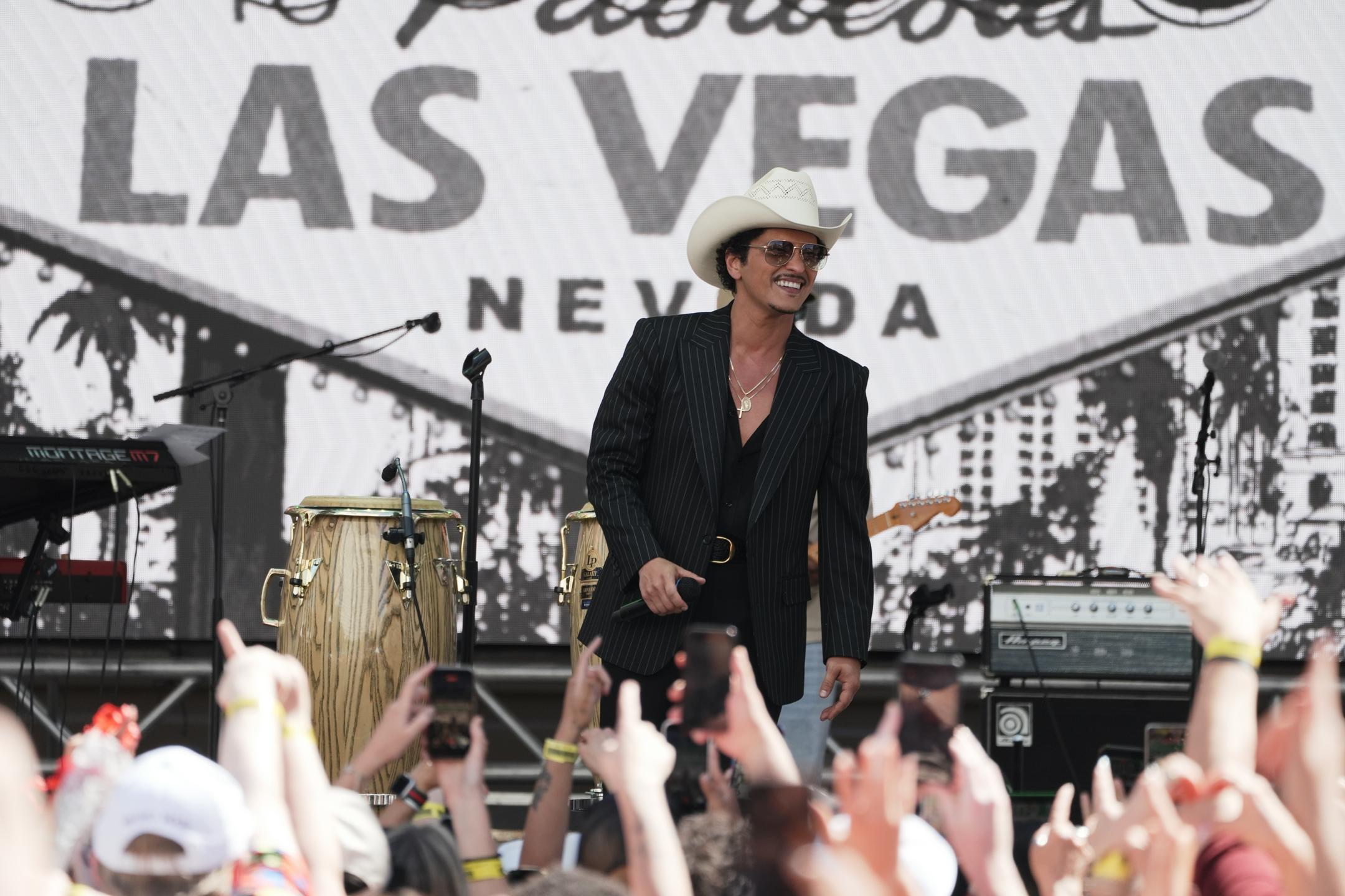Za novega kralja Las Vegasa okronan Bruno Mars