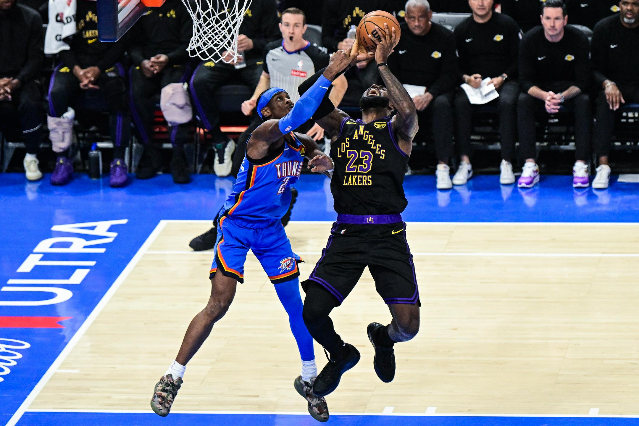 Ob 2.30 prva tekma serije Oklahoma City Thunder - Los Angeles Lakers