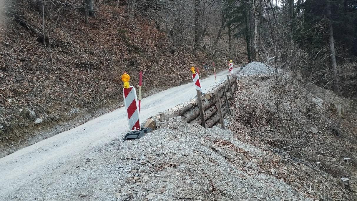 V Podljubelju se začenja sanacija ceste na Reber