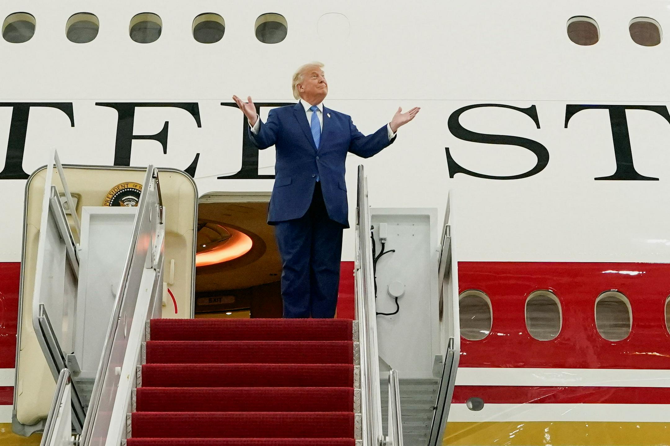 Trump razkril luksuzno katarsko letalo, ki bo služilo kot novi Air Force One