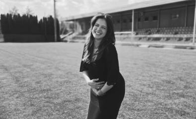 Nina Pušlar se je neuradno razveselila prvega otroka