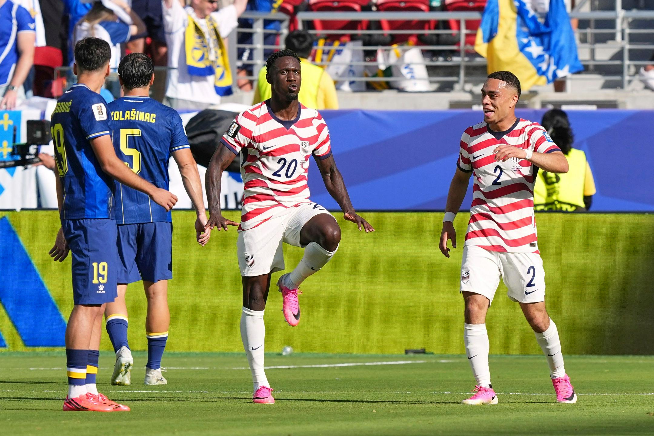 ZDA – Bosna in Hercegovina 2:0