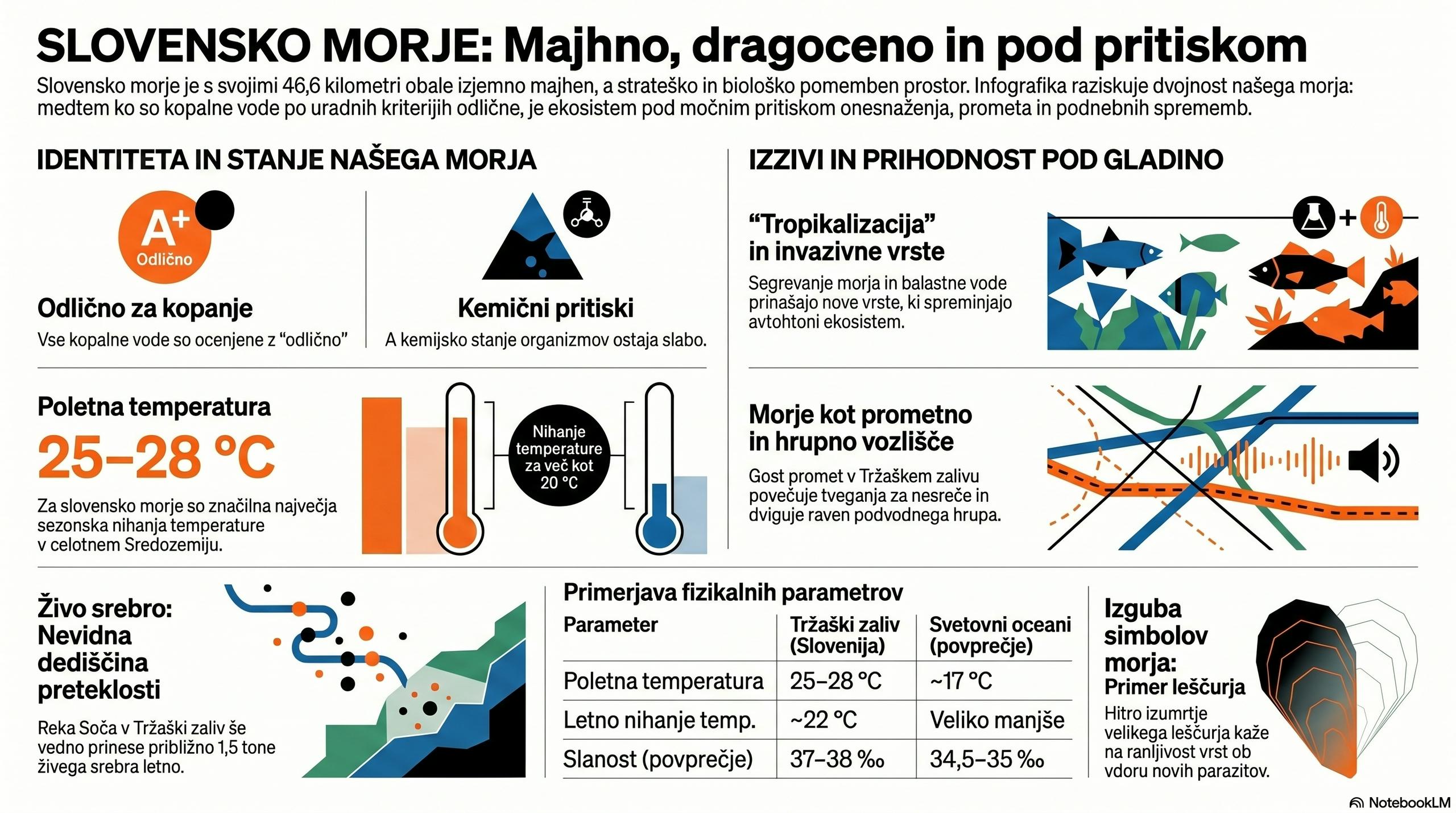 Slovensko morje: majhno, dragoceno in pod pritiskom