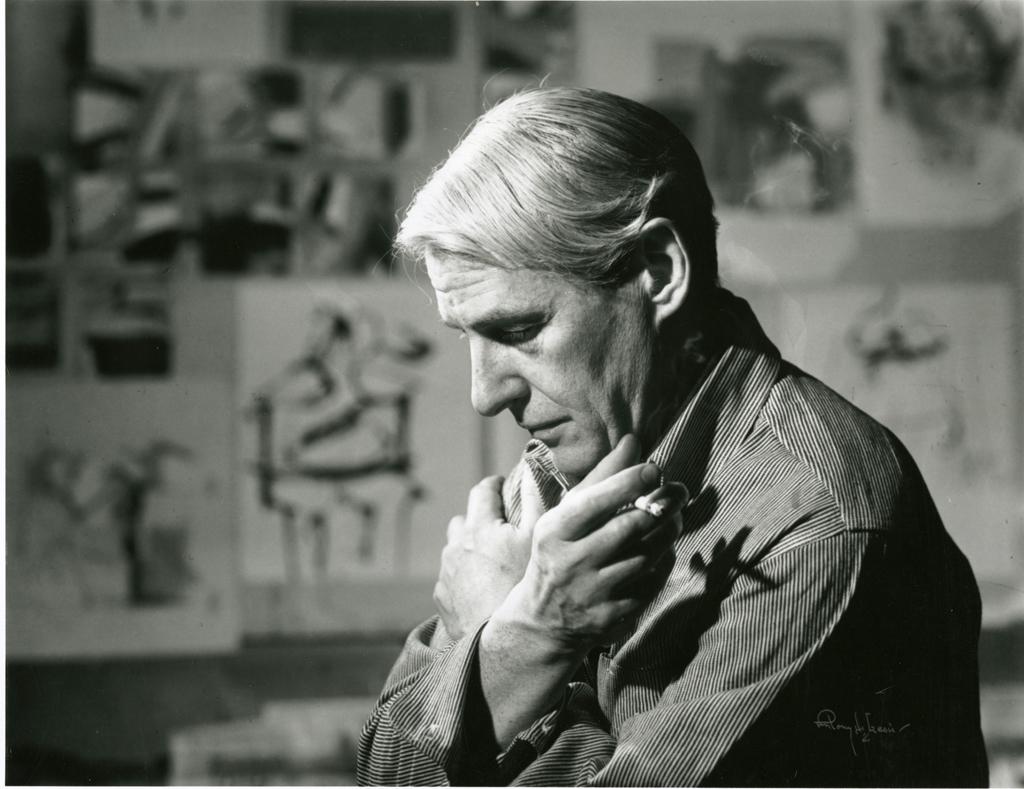 Willem de Kooning pri delu: abstraktni ekspresionist se "vrne" domov