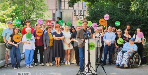 Kandidat Levice za ljubljanskega župana je Luka Mesec
