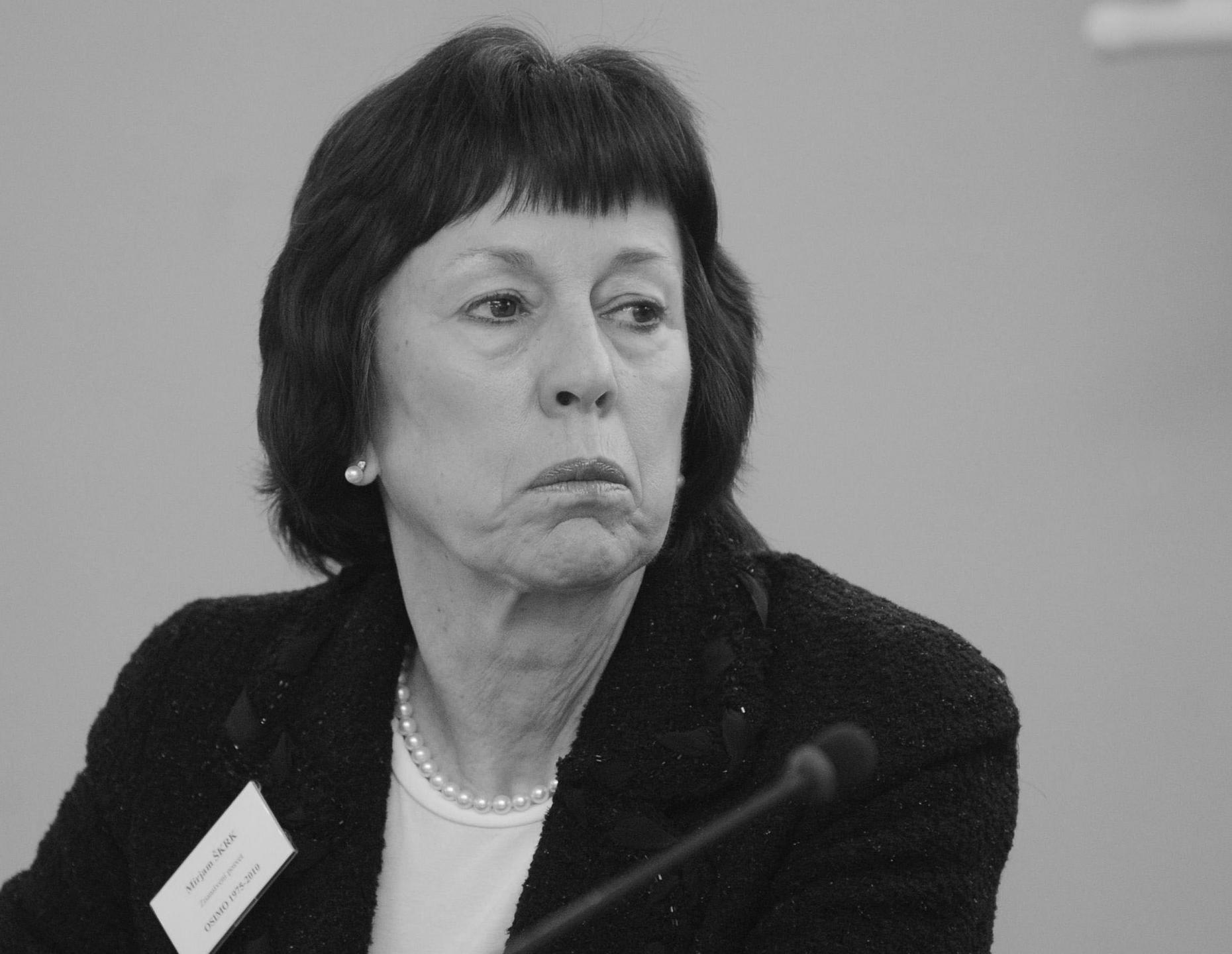 Umrla je pravnica in nekdanja ustavna sodnica Mirjam Škrk