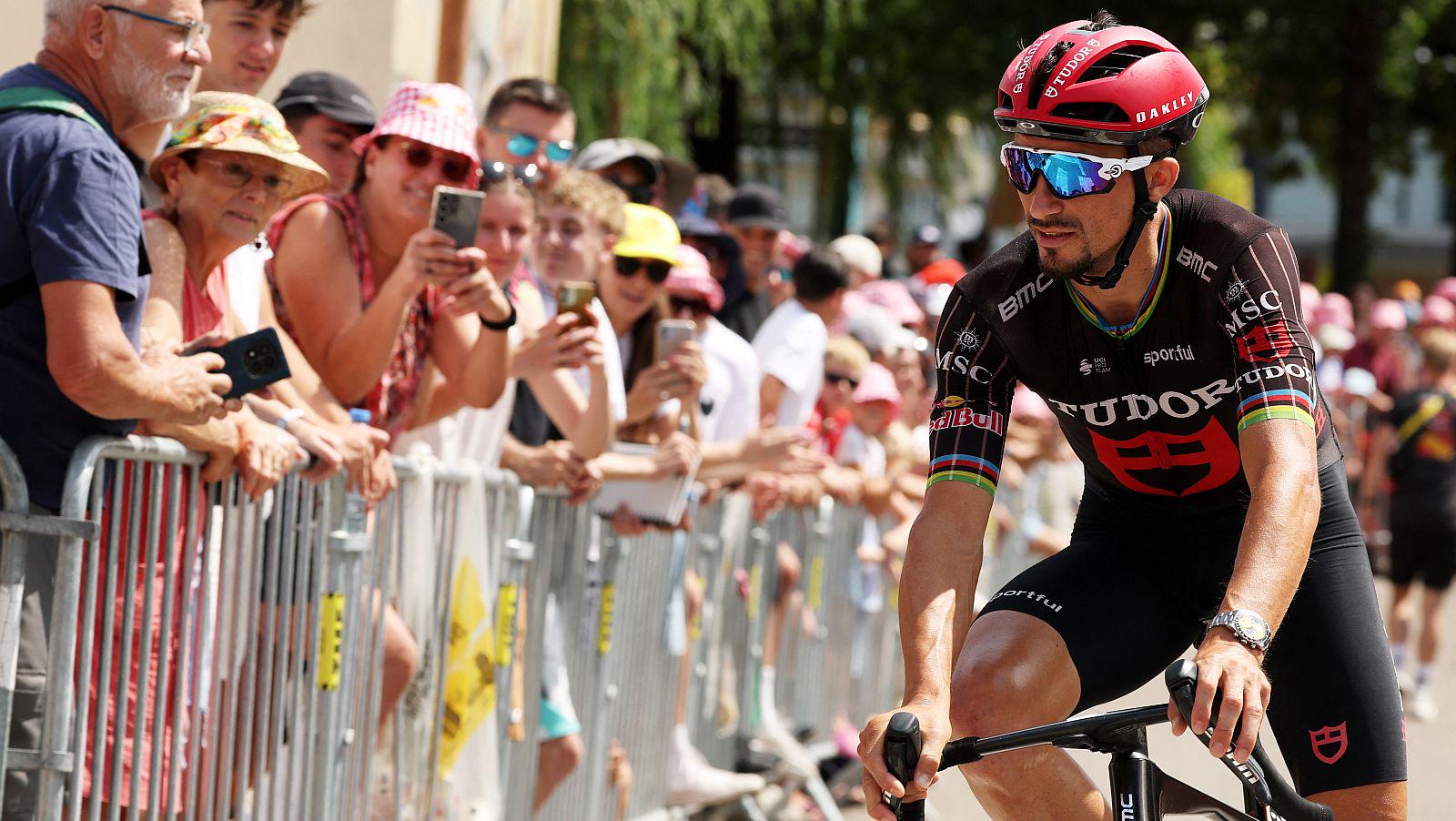 Alaphilippe napovedal slovo od Toura: "Želim si le objeti sina"
