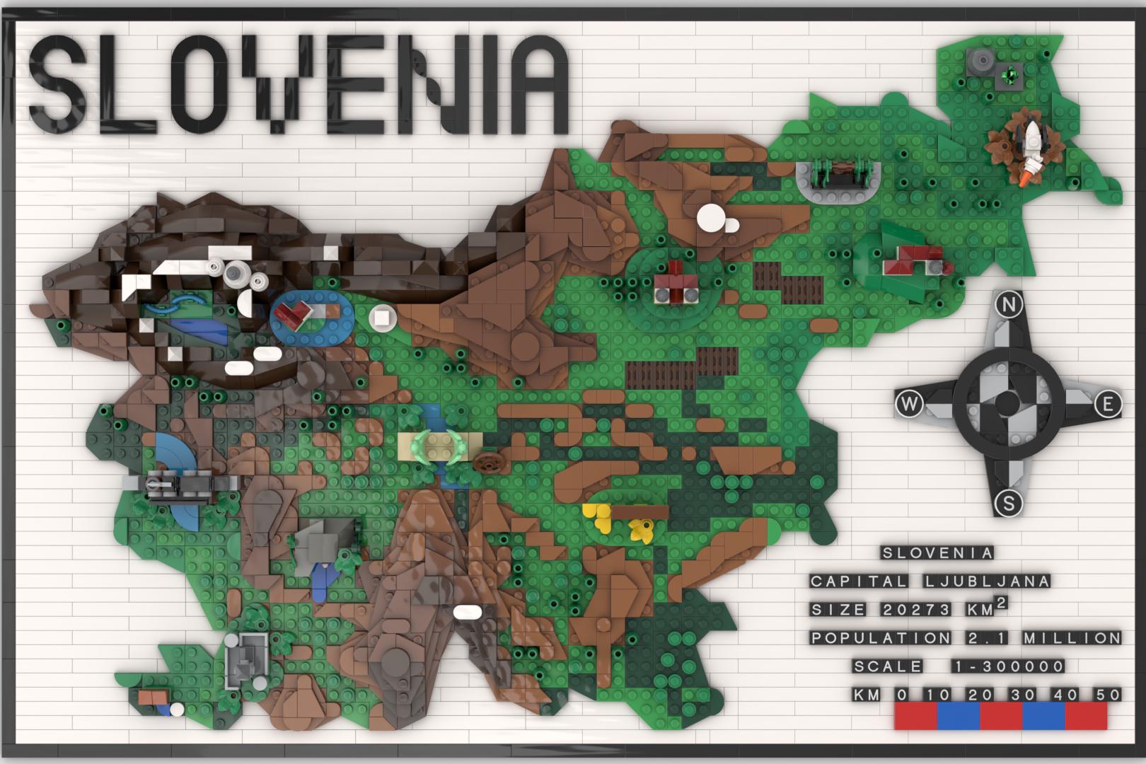 Edinstven projekt Slovenca: "Slovenijo želim spremeniti v pravi LEGO set"