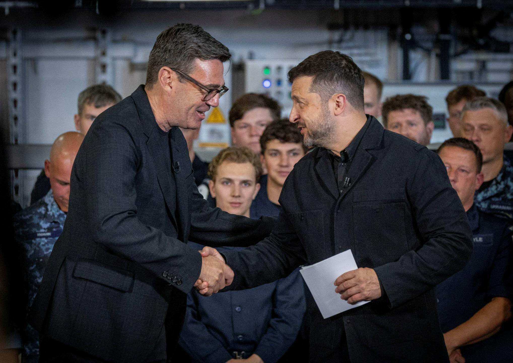 Andy Burnham na prvem obisku tujega državnika sprejel Zelenskega