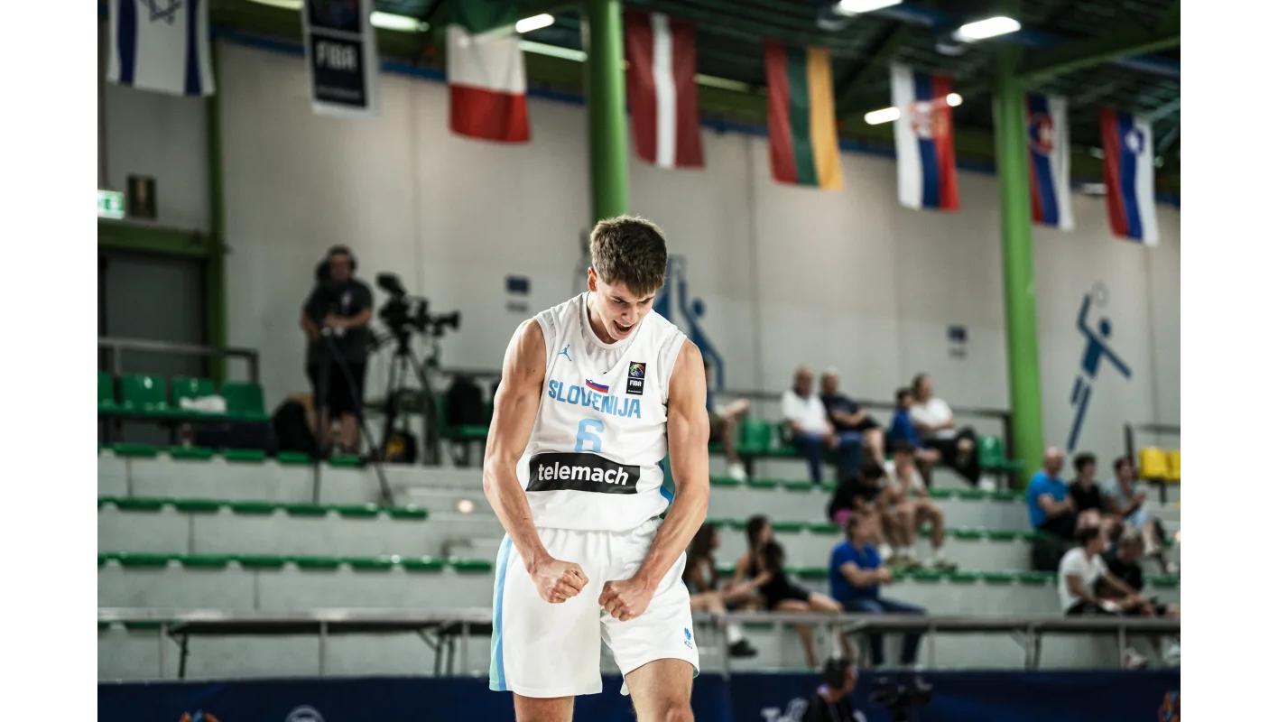 Slovenski mladinci z izvrstnim Joksimovićem v polfinalu evropskega prvenstva