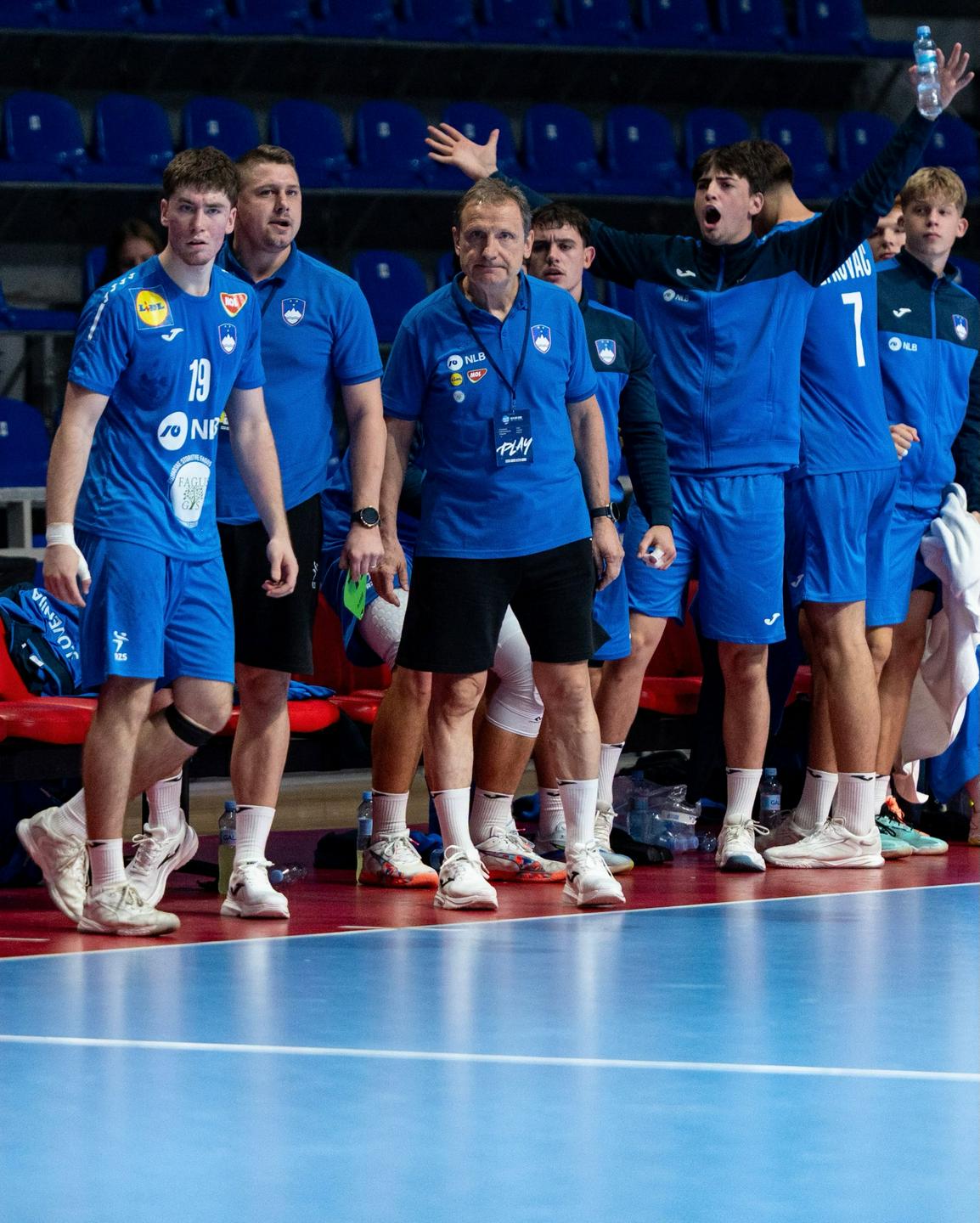 Polfinale: Slovenija - Danska 11:10 (polčas)