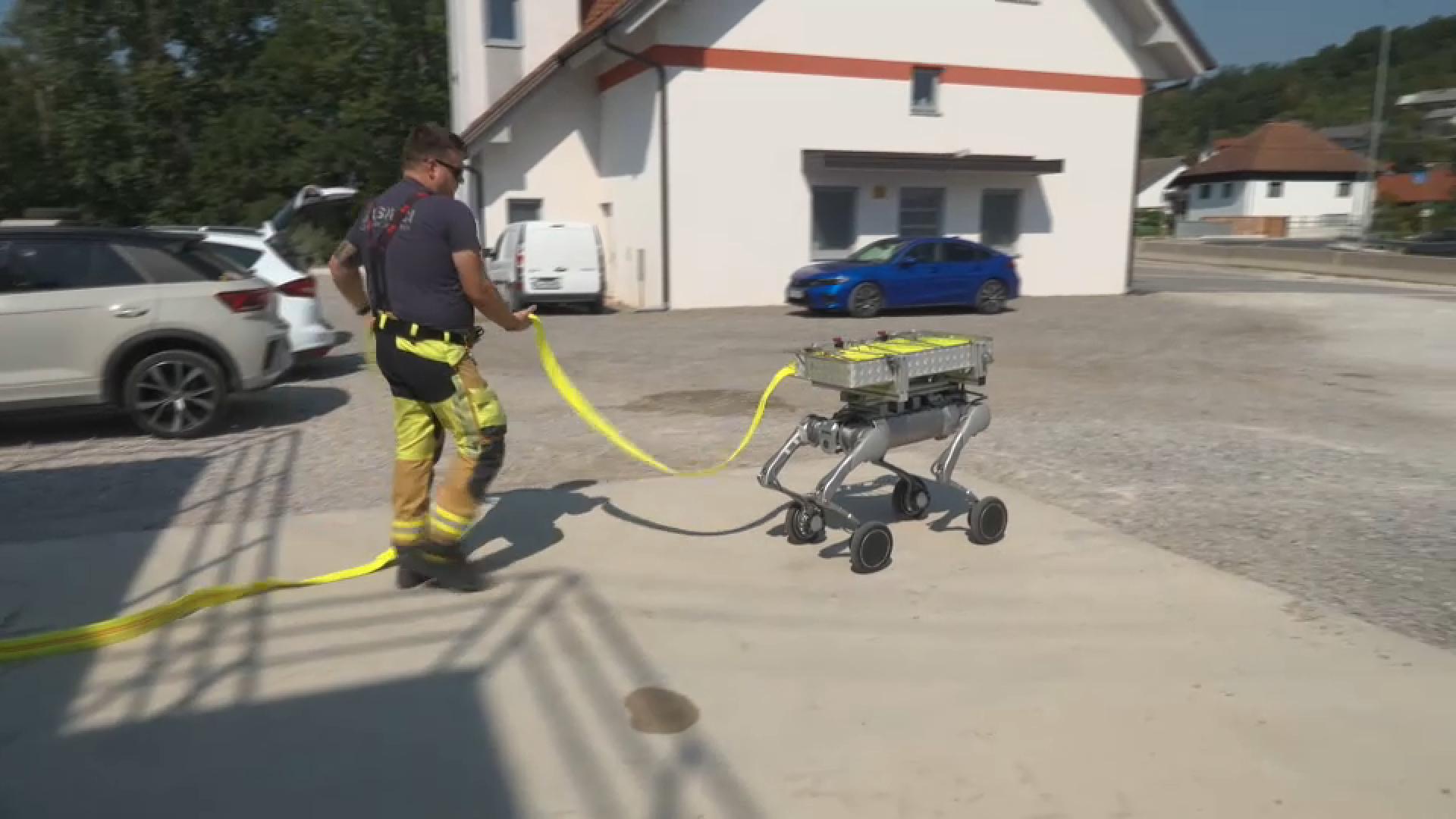 Robotski pes bodoči pomočnik gasilcev?