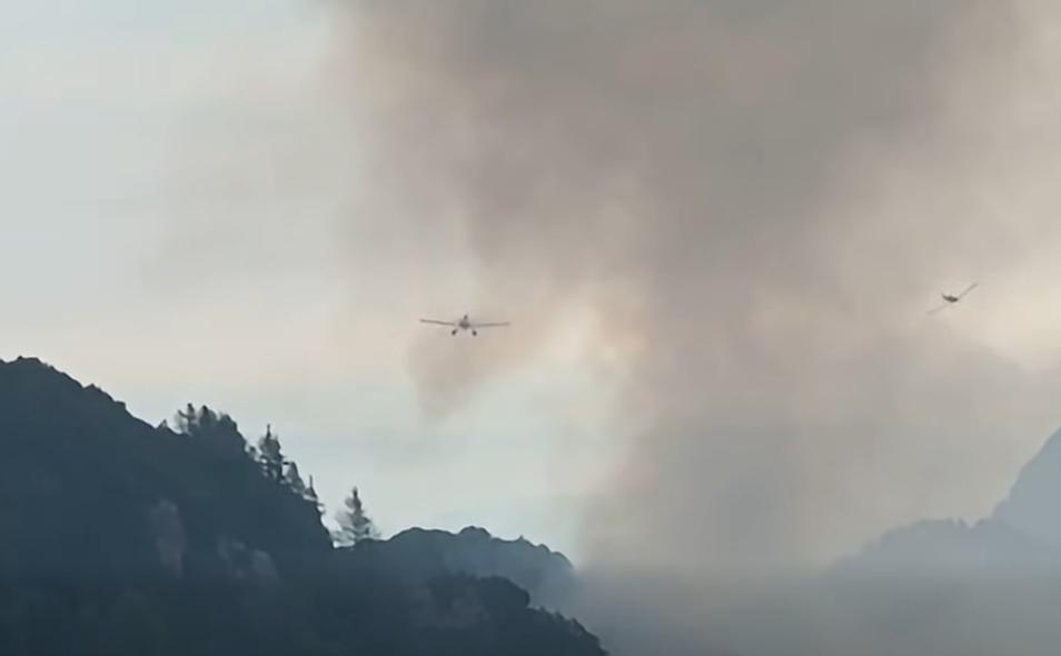 Spet zagorelo na nedostopnem terenu pri Kranjski Gori