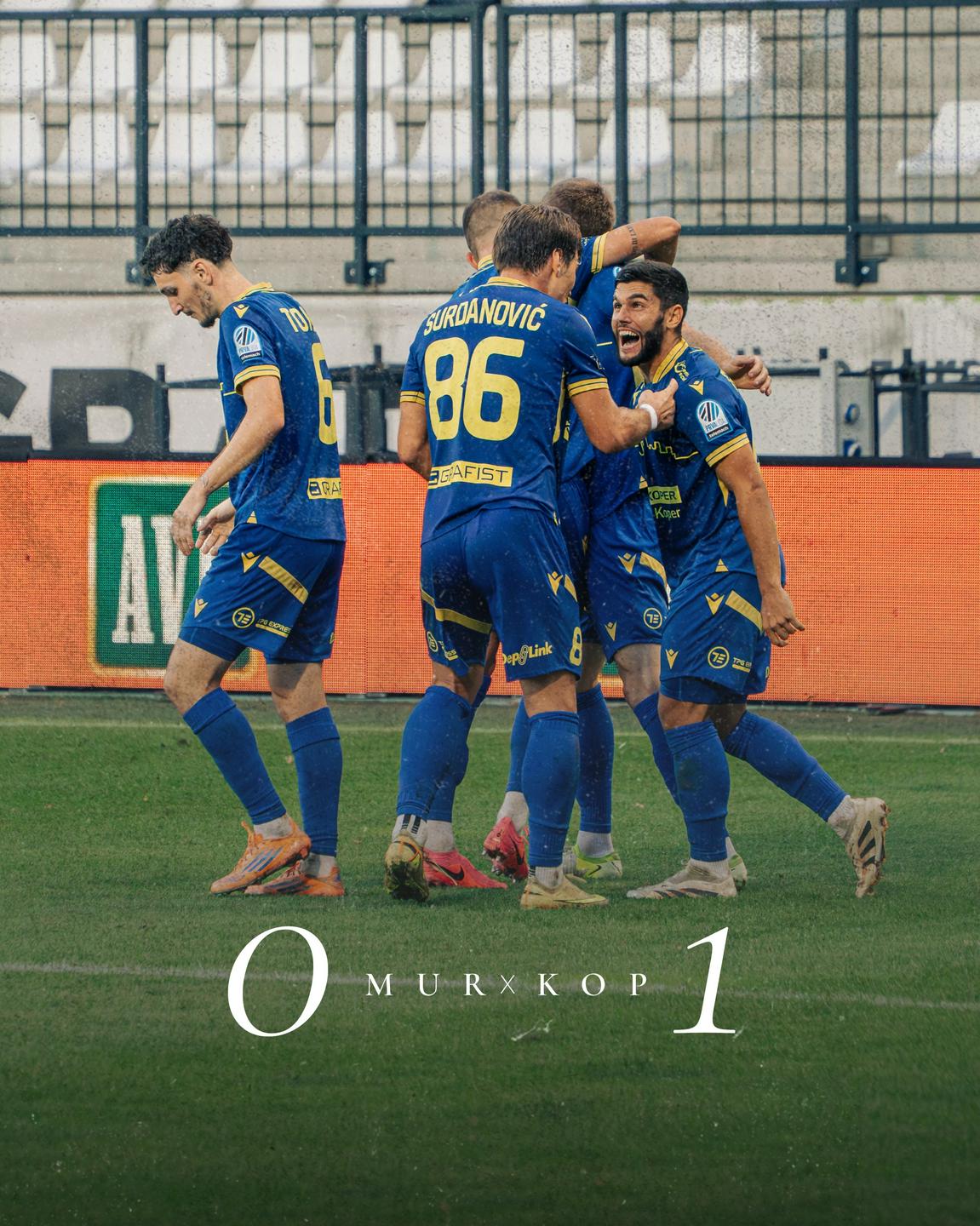 Berić v 94. minuti z glavo zagotovil Kopru zmago na Fazaneriji