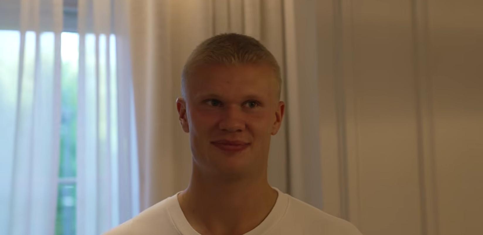 Haaland v novo sezono z drugačno pričesko; znamenitih dolgih las ni več