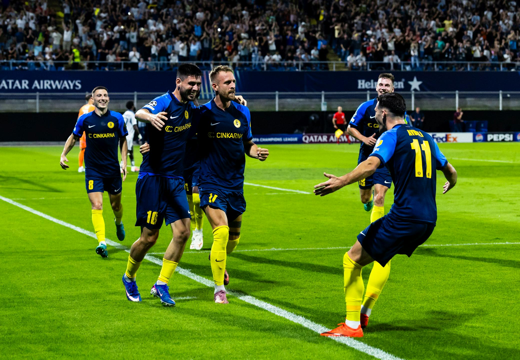 Celje - Slovan Bratislava 1:2 (podaljšek)