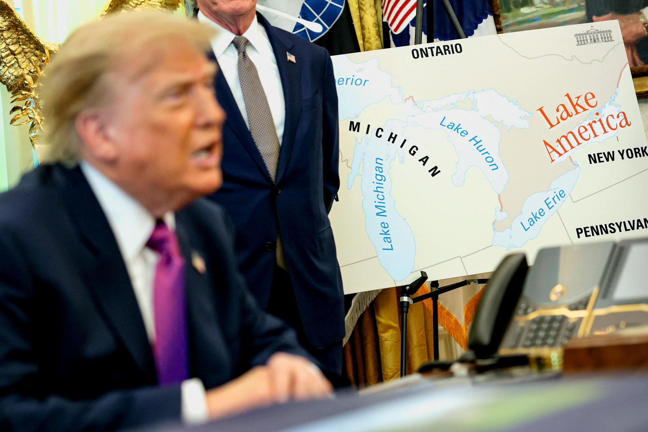 Trump preimenoval Ontarijsko jezero v Ameriško jezero