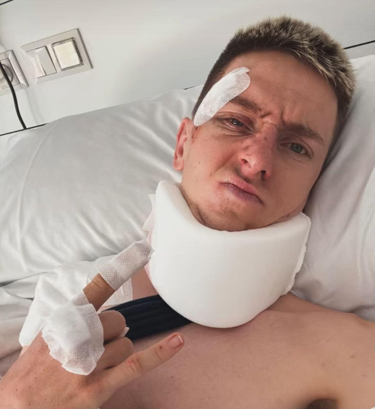 Brutalen Pogačarjev padec nov opomnik, kako hitro se lahko zalomi tudi najboljšim