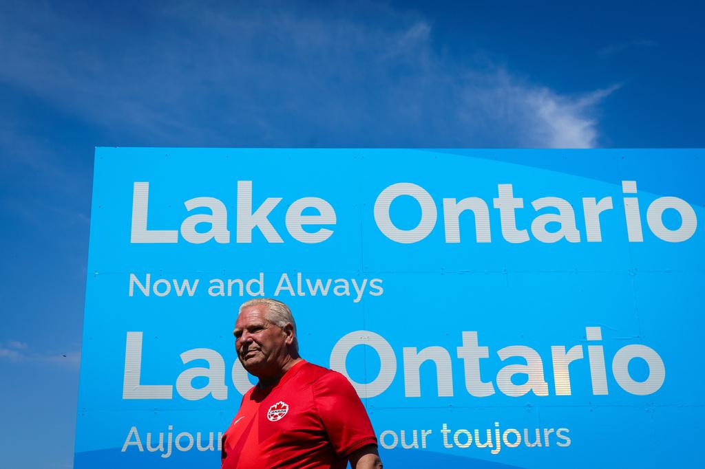 Kanada Trumpa z ogromnim znakom opomnila, da ime Ontarijskega jezera ostaja za vedno