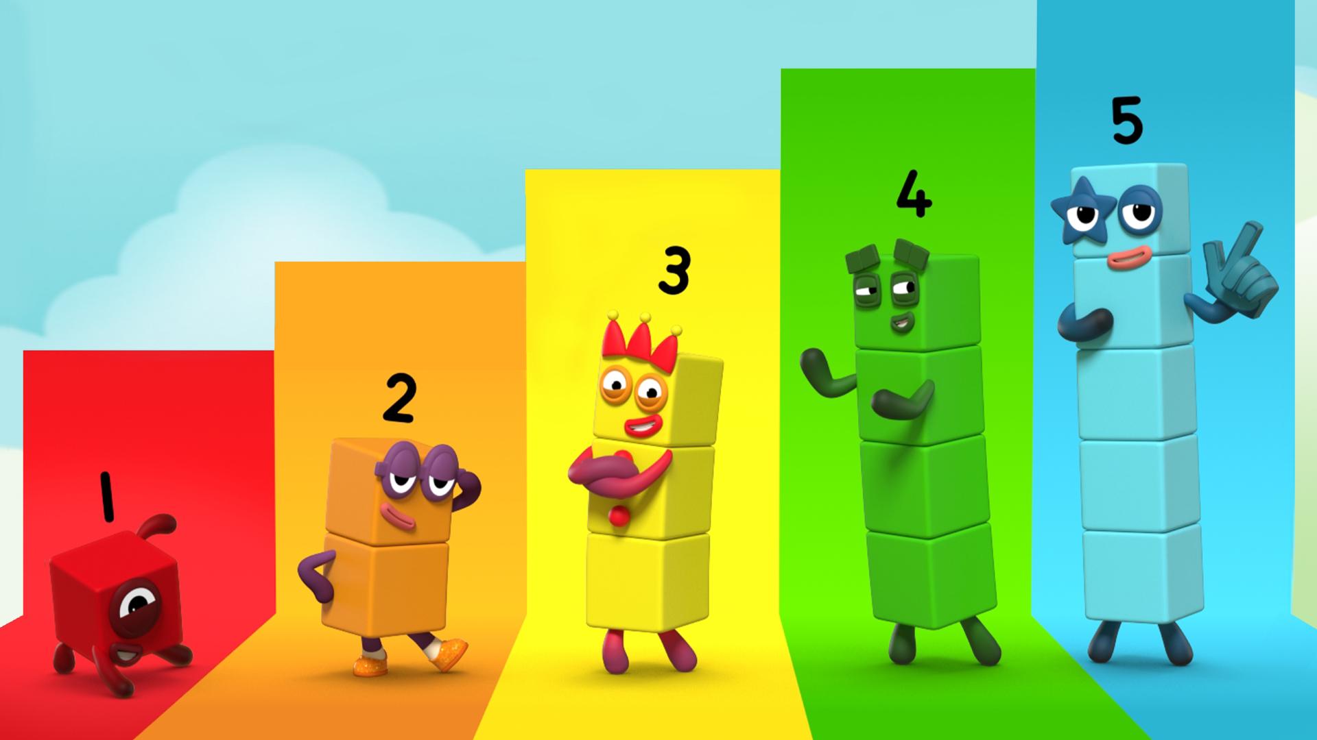 Kocke – slovita animirana serija Numberblocks ob nedeljah zjutraj na TV SLO 1