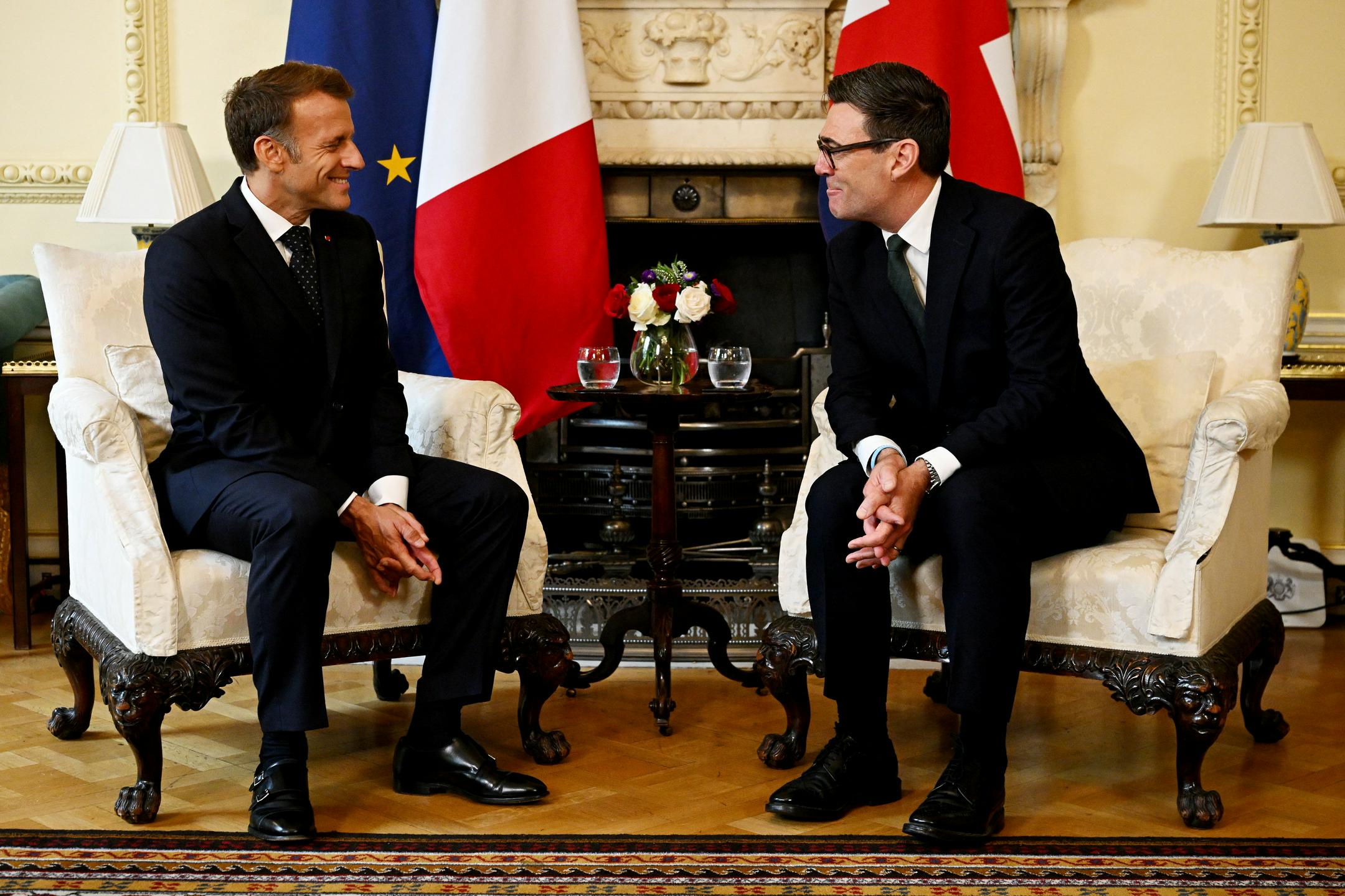 Burnham in Macron razpravljala tudi o prizadevanjih Londona za približevanje Evropi