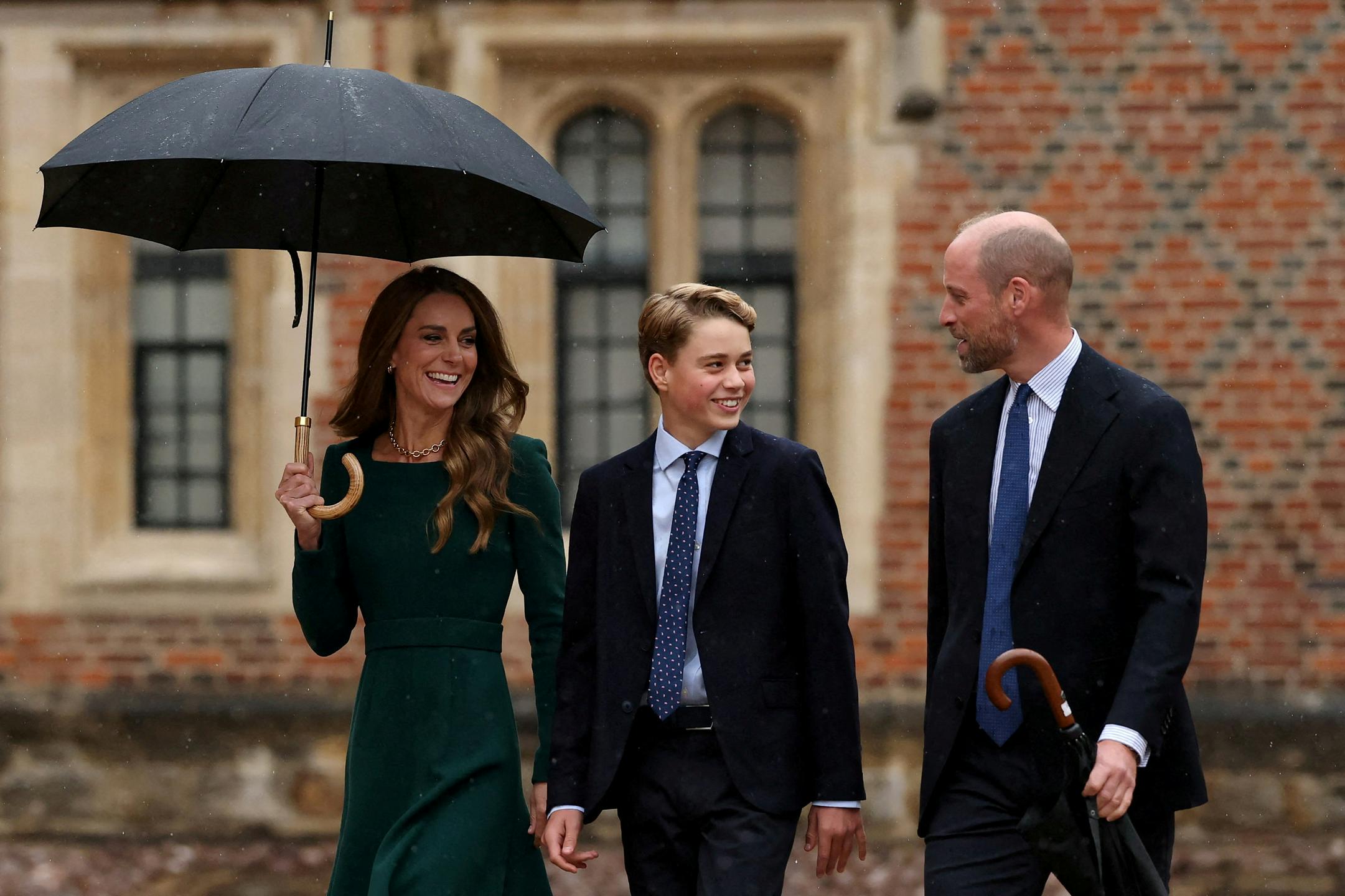 Prvi šolski dan 13-letnega britanskega princa Georgea na kolidžu Eton