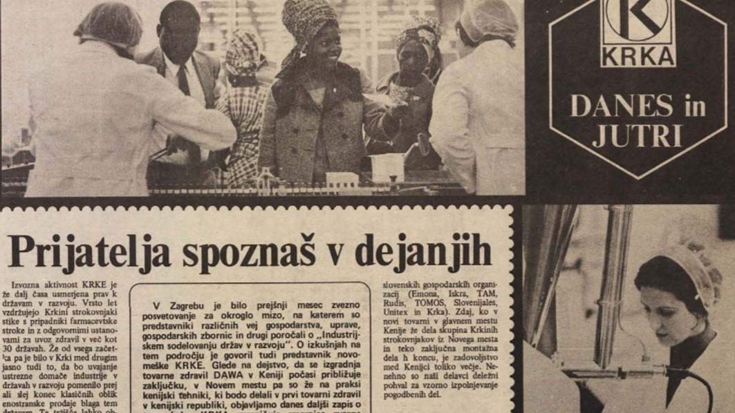 Dolenjski farmacevti v Afriki: Kako je Krka v času Jugoslavije zagnala prvo tovarno zdravil v Keniji