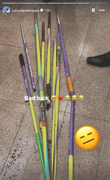 Trener Rumeša Patiraga o zlomljenih kopjih šrilanskega prvaka