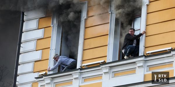 Russian Drone Strike Kills One at Kyiv's National Academy of Sciences