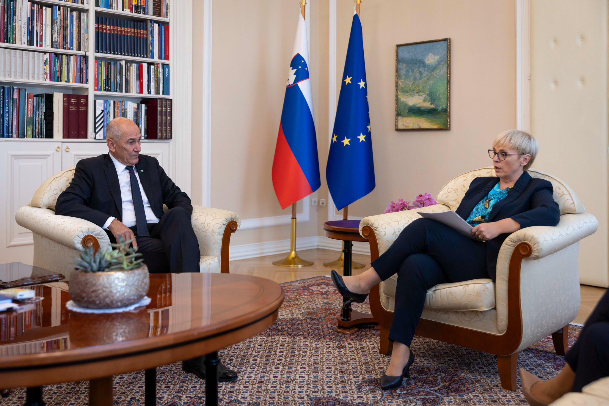 Delovni sestanek predsednice republike in predsednika vlade