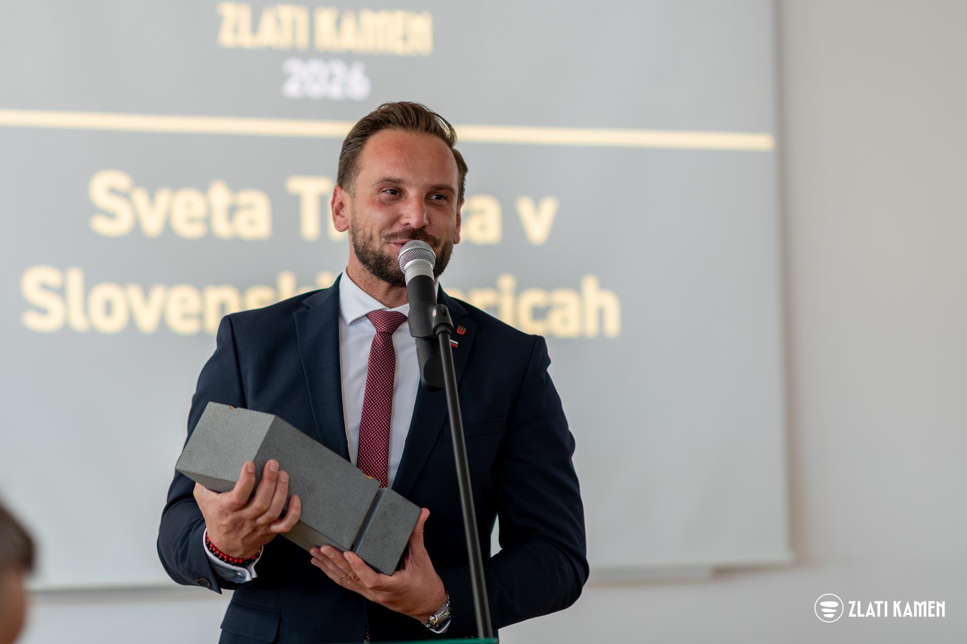 Zlati kamen letos Občini Sveta Trojica v Slovenskih goricah