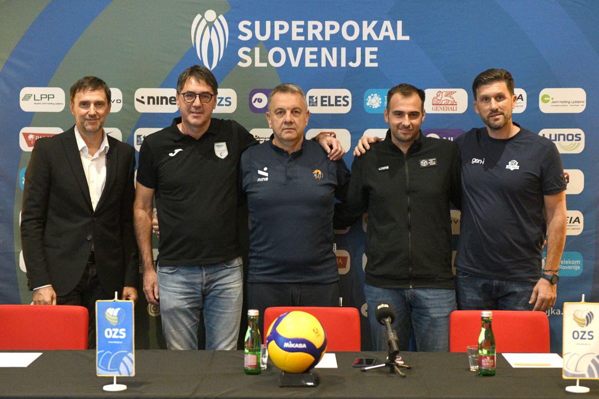 ACH Volley in OTP banka Branik pred superpokalom v vlogi favorita